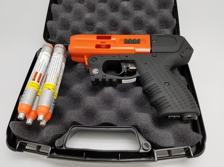 JPX4 4 Shot Pepper Gun Orange With Laser