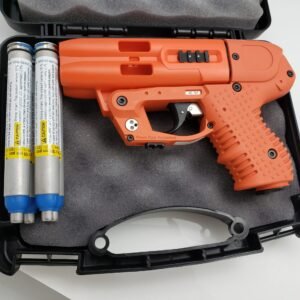 JPX4 4 Shot Pepper Gun Compact C2 Orange With Laser