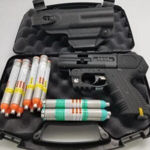 JPX4 4 Shot Pepper Gun With Laser and Level II Holster Bundle