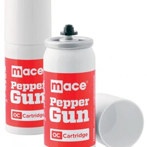 Mace Pepper Gun OC Refill Cartridges, 2 Pack