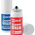 Mace Pepper Gun Refill Cartridges, 2 Pack 1 Water/ 1 OC