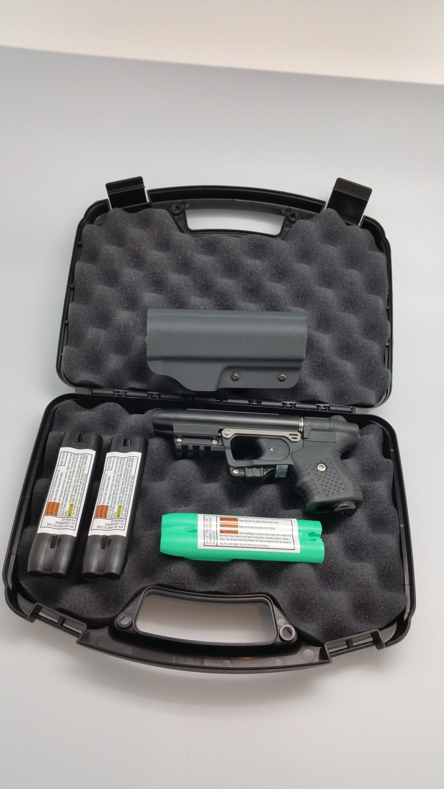 JPX2 Pepper Gun With Laser and Paddle Holster